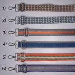 Silver plated adjustable handbag strap - various styles (4)